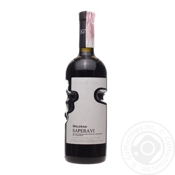 Wine saperavi Bolgrad red dry 9.5-14% 750ml Ukraine - buy, prices for MegaMarket - photo 1