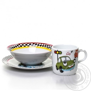 Limited Edition Funny Car Set of Children's Ware 3pcs - buy, prices for NOVUS - photo 3