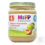 Пюре Hipp Яблоки с персиками и бананами 125г