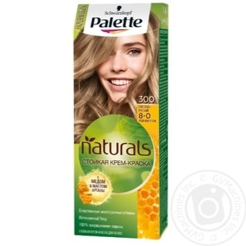 Краска для волос Palette Naturals 8-0 (300) Светло-русый 110мл купить, цены на МегаМаркет - фото 1