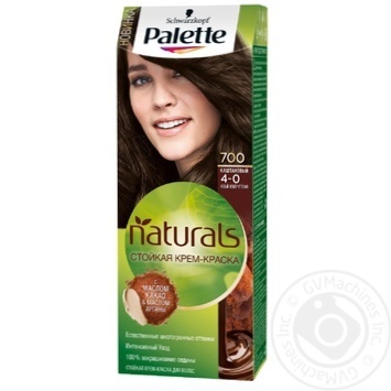 Краска для волос Palette Naturals 4-0 (700) Каштановый 110мл купить, цены на МегаМаркет - фото 1
