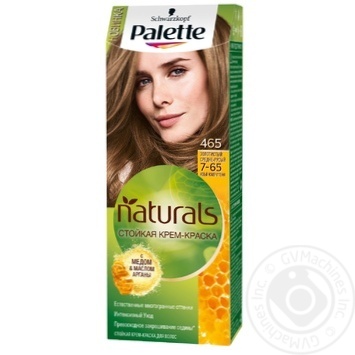 Фарба для волосся Palette Naturals 7-65 (465) Золотистий середньо-русявий 110мл купити, ціни на МегаМаркет - фото 1