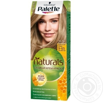 Краска для волос Palette Naturals 9-65 (265) Дымчатый Блонд 110мл купить, цены на МегаМаркет - фото 1