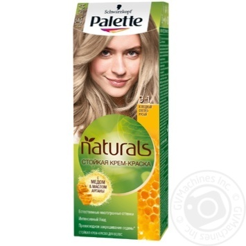 Фарба для волосся Palette Naturals 9-1 Холодний Світло-русявий 110мл купити, ціни на МегаМаркет - фото 1