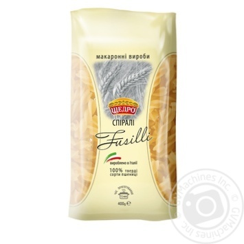 Schedro fusilli macaroni 400g - buy, prices for Vostorg - photo 1