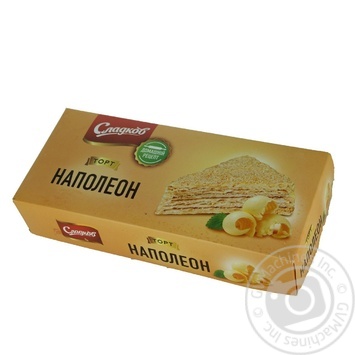 Sladkov Napoleon cake 450g - buy, prices for MegaMarket - photo 1