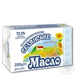 Масло Молокія Селянское сладкосливочное 72.5% 200г