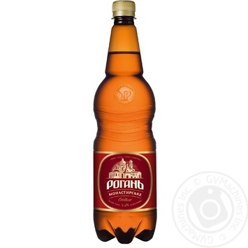 Rogan Monastyrske Light beer 1l - buy, prices for NOVUS - photo 1