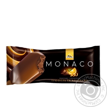 Морозиво Три Ведмеді Monaco Трюфель-апельсин глазуроване на паличці 80г купити, ціни на МегаМаркет - фото 3