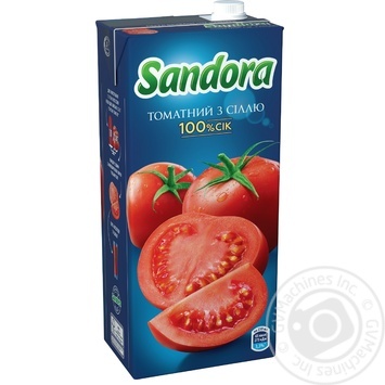Сок Sandora томатный с солью 2л купить, цены на МегаМаркет - фото 1
