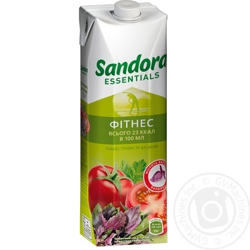 Сок Sandora Essentials томатный с соллю и екстрактами трав 950мл купить, цены на МегаМаркет - фото 1