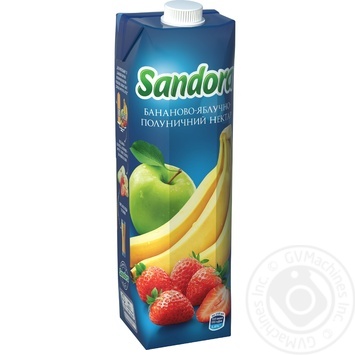 Нектар Sandora бананово-яблочно-клубничный 950мл купить, цены на МегаМаркет - фото 1