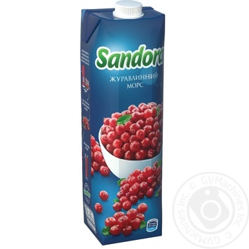 Морс Sandora журавлинний 950мл купити, ціни на МегаМаркет - фото 1