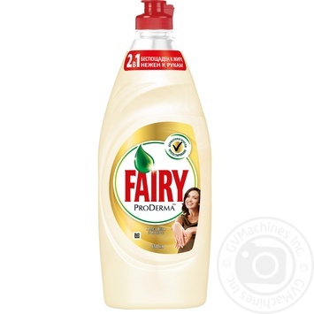 Washing Up Liquid Fairy ProDerma Aloe Vera and Coconut 650ml - buy, prices for MegaMarket - photo 1