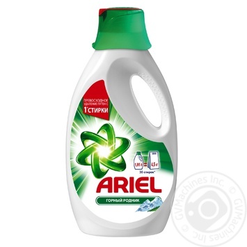 Жидкий стиральный порошок Ariel Горный родник 1950мл купить, цены на МегаМаркет - фото 1