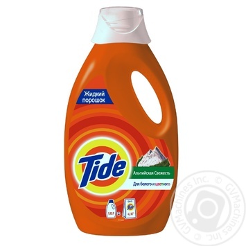 Liquid laundry detergent Tide Alpine fresh 1820l - buy, prices for MegaMarket - photo 1