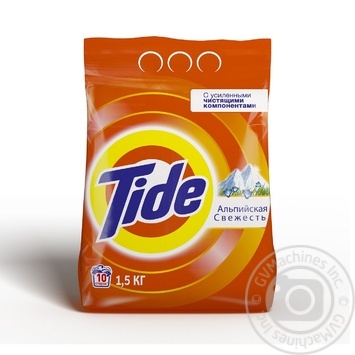 Стиральный порошок Tide Альпийская свежесть автомат 1,5кг купить, цены на МегаМаркет - фото 1