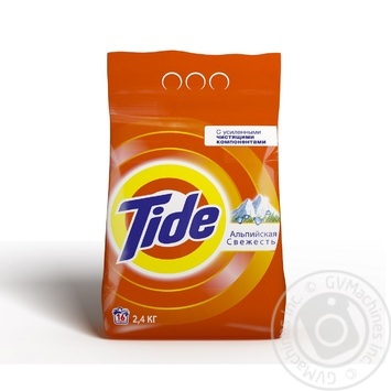Порошок пральний Tide Альпійська cвіжість автомат 2,4кг купити, ціни на МегаМаркет - фото 3