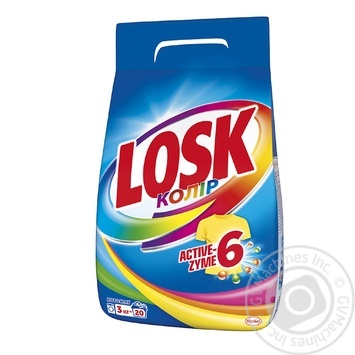 Powder detergent Losk for washing 3000g - buy, prices for MegaMarket - photo 1