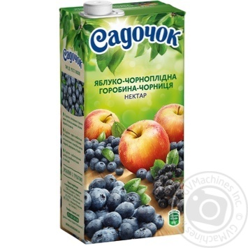 Sadochok apple-blueberries nectar 0,95l - buy, prices for MegaMarket - photo 1