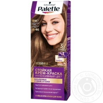 Краска для волос Palette интенсивный цвет -46 (BW7) перламутровый русый 110мл купить, цены на МегаМаркет - фото 1