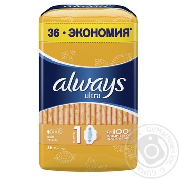 Pads Always Ultra Light 36pcs - buy, prices for MegaMarket - photo 1