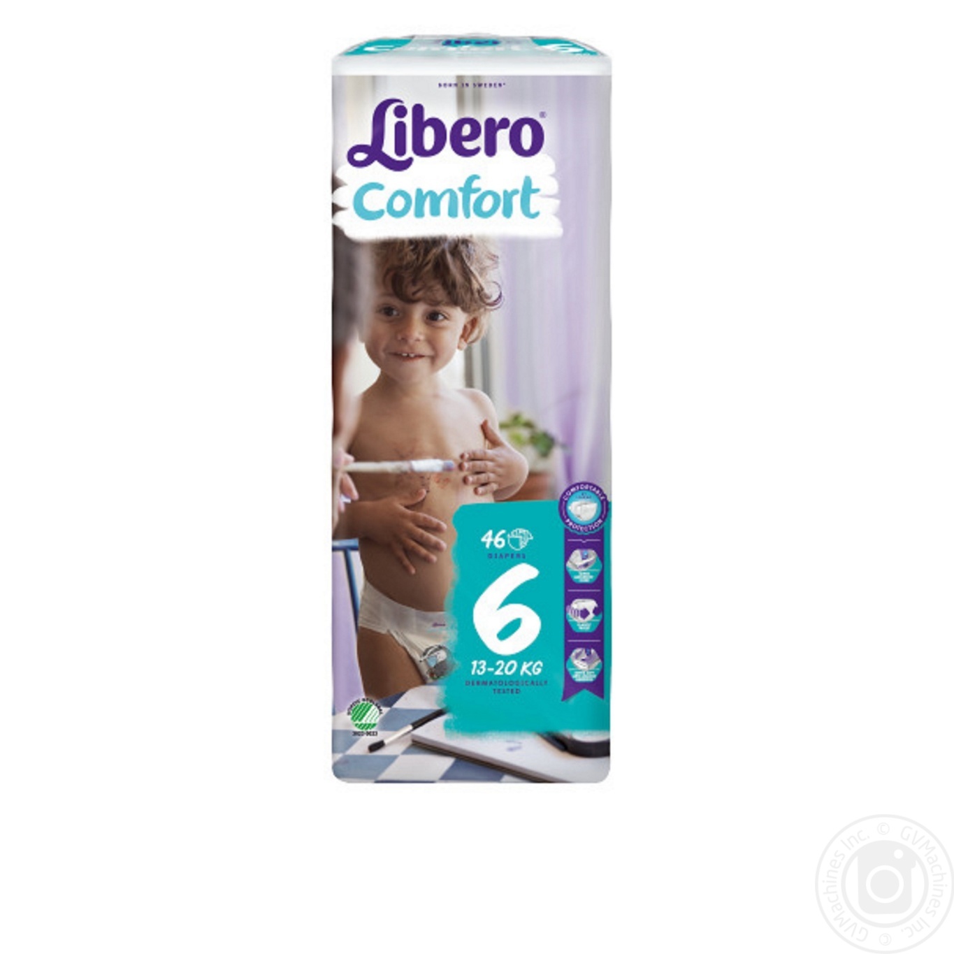 

Подгузники Libero Comfort 6 13-20кг 46шт/уп