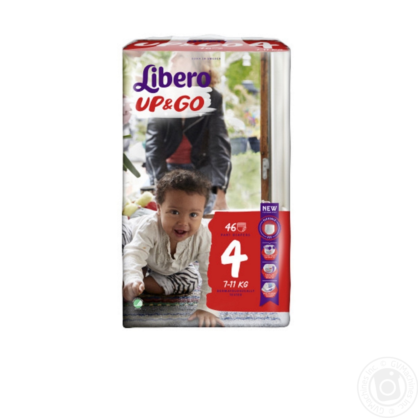 

Подгузники-трусики Libero Up&Go 4 7-11кг 46шт