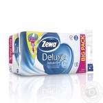 Папір туалетний Zewa Deluxe трьохшаровий 16 рулонів