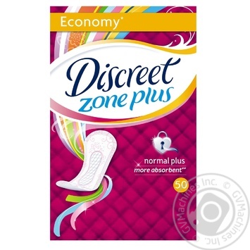 Liners Discreet Normal Plus 50pcs - buy, prices for MegaMarket - photo 1
