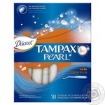Tampons Tampax Discreet Pearl Super Plus with applicator 18pcs