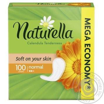 Прокладки щоденні Naturella М'якість календули Normal 2 крапельки 100шт купити, ціни на МегаМаркет - фото 1