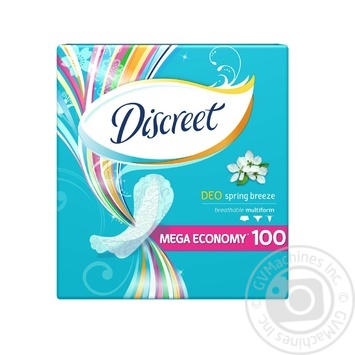 Ежедневные гигиенические прокладки Discreet Deo Spring Breeze 100шт купить, цены на МегаМаркет - фото 1