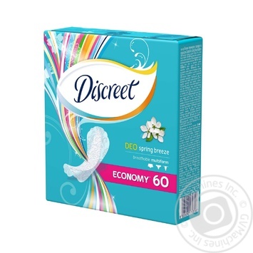 Ежедневные гигиенические прокладки Discreet Deo Spring Breeze 60шт купить, цены на МегаМаркет - фото 4