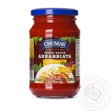 Sauce Chumak Arrabbiata 340g glass jar