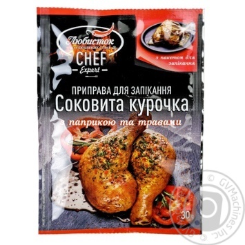Spices Lyubystok with paprika for chicken 30g - buy, prices for MegaMarket - photo 1