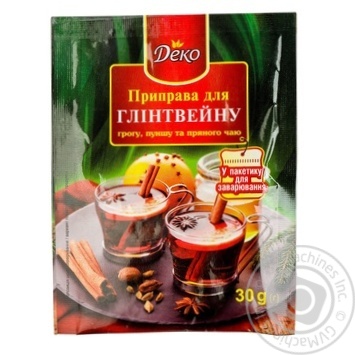 Приправа Деко для глинтвейна 30г купить, цены на МегаМаркет - фото 1
