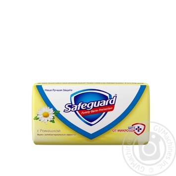 Антибактеріальне мило Safeguard Ромашка 90г купити, ціни на МегаМаркет - фото 1