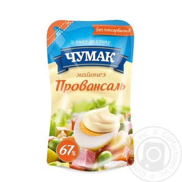 Майонез Чумак Провансаль 67% 180г купить, цены на МегаМаркет - фото 1