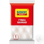 Губка Бонус банна масажна 1шт 140х85х48мм