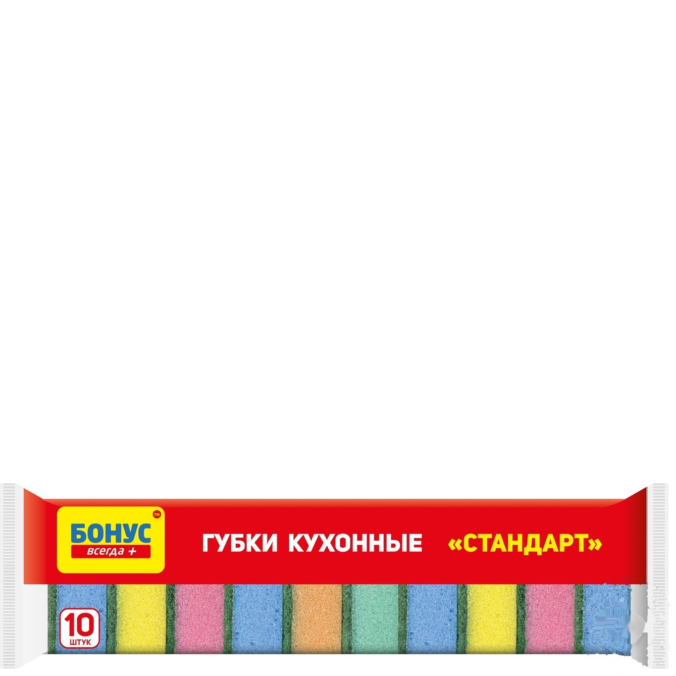 

Губки Бонус кухонные 10шт