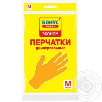 Рукавички Бонус гумові універсальні Економ р.M х144 купить, цены на МегаМаркет - фото 1