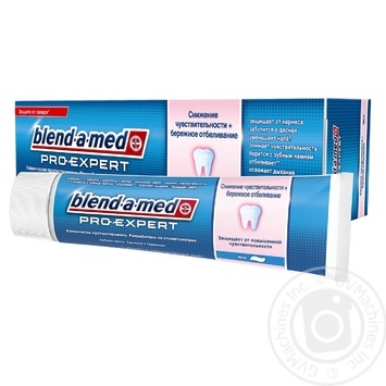 Toothpaste Blend-a-med Pro-Expert Sensitive&Gentle Whitening 100ml - buy, prices for MegaMarket - photo 2