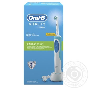 Электрическая зубная щетка Oral-B Vitality Cross Action купить, цены на МегаМаркет - фото 4