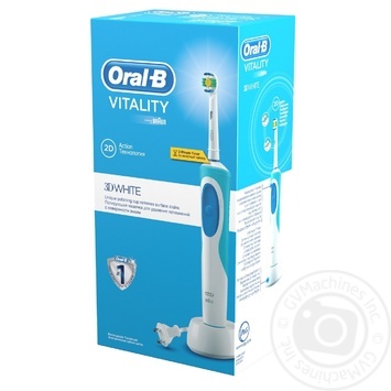 Electric Rechargeable Toothbrush Oral-B Vitality 3D White - buy, prices for MegaMarket - photo 5