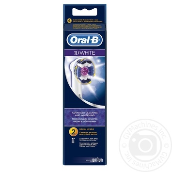 Сменные насадки для электрических зубных щеток Oral-B 3D White 2шт купить, цены на МегаМаркет - фото 4