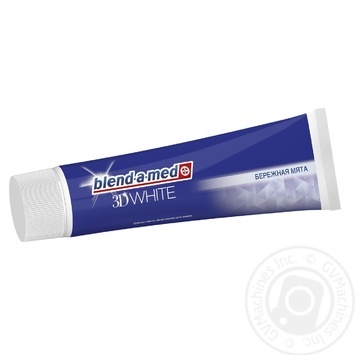 Зубна паста Blend-a-med 3D White Делікатне Відбілювання 100мл купити, ціни на МегаМаркет - фото 3