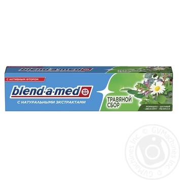 Зубная паста Blend-a-med БИО Травяной сбор 100мл купить, цены на МегаМаркет - фото 3