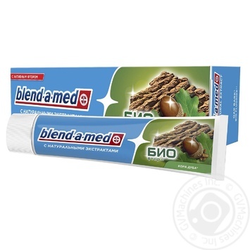 Зубна паста Blend-a-med БИО Фтор Кора Дуба 100мл купити, ціни на МегаМаркет - фото 2