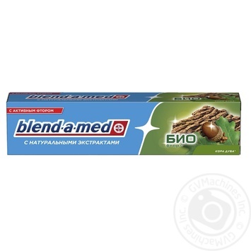 Зубная паста Blend-a-med БИО Фтор Кора Дуба 100мл купить, цены на МегаМаркет - фото 4